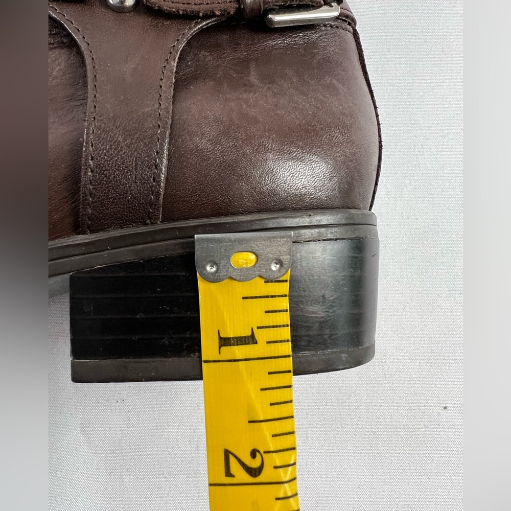 Lauren Ralph Lauren Marion Brown Leather Riding Boots - Picture 15 of 16